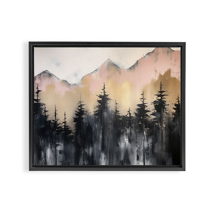 Pacific Northwest Wonderland Painting Framed Canvas Print Gallery Image 1