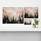Rocky Mountain High Pastel Oil Painting Canvas Print Gallery Image 3