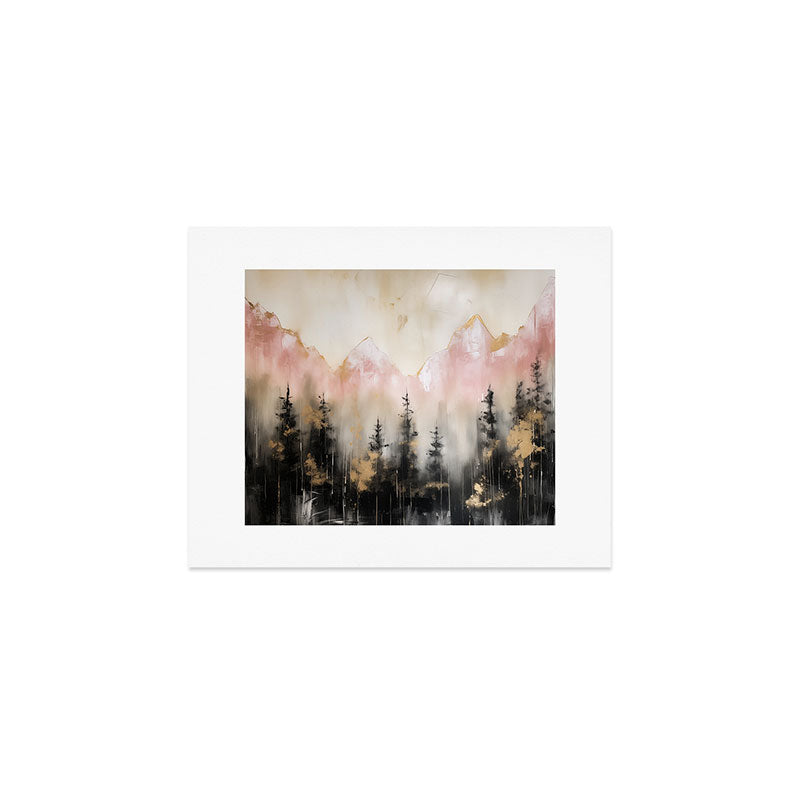 Rocky Mountain High Pastel Oil Painting Art Print