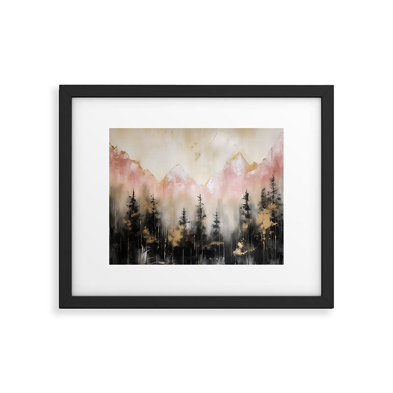 Rocky Mountain High Pastel Oil Painting Framed Art Print Gallery Image 4