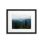Smoky Mountain National Park -  Mountain Lake Landscape Framed Art Print Gallery Image 4