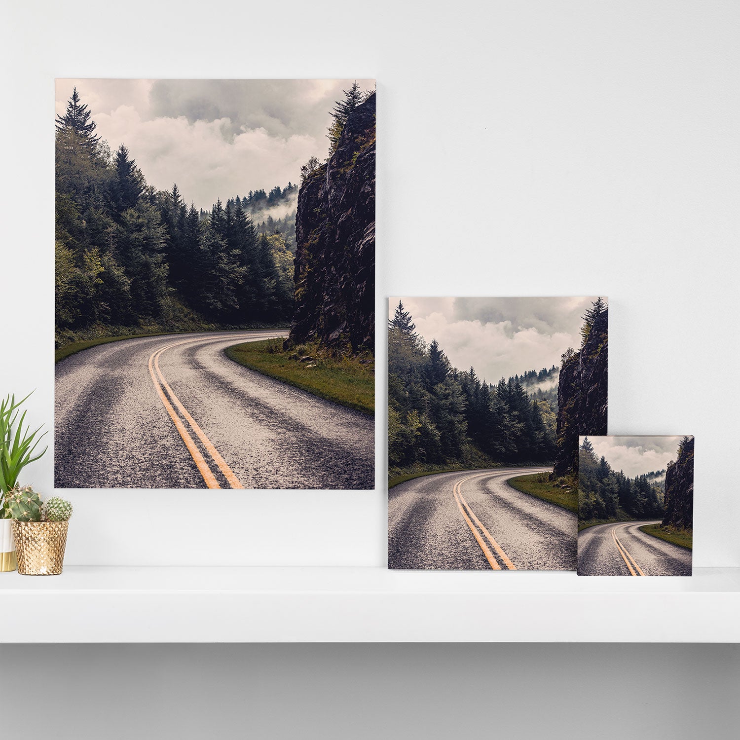 Smoky Mountain National Park -  Road Trip Adventure Canvas Print Gallery Image 3