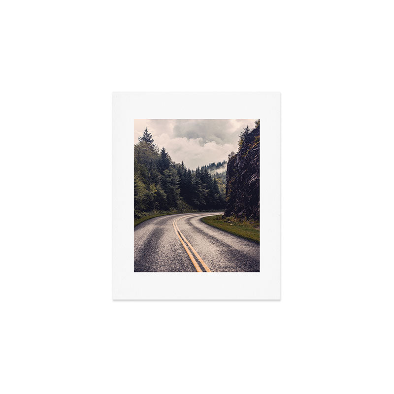 Smoky Mountain National Park -  Road Trip Adventure Art Print Gallery Image 1