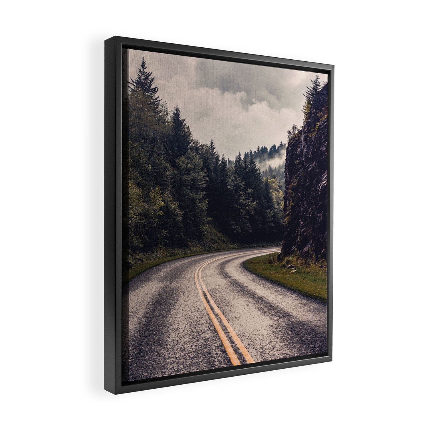 Smoky Mountain National Park -  Road Trip Adventure Framed Canvas Print Gallery Image 2