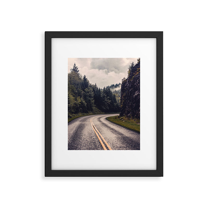 Smoky Mountain National Park -  Road Trip Adventure Framed Art Print Gallery Image 4