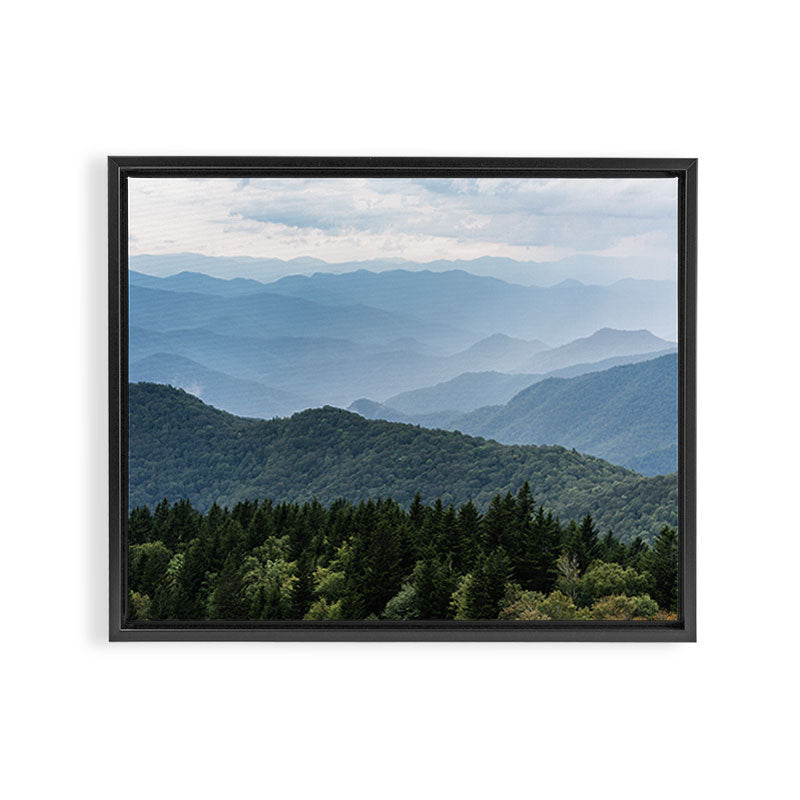 Smoky Mountain National Park -  Summer Adventure Framed Canvas Print Gallery Image 3