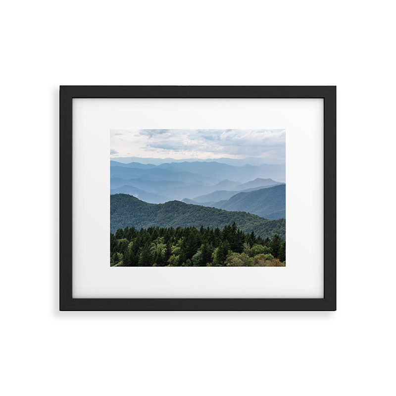 Smoky Mountain National Park -  Summer Adventure Framed Art Print Gallery Image 4