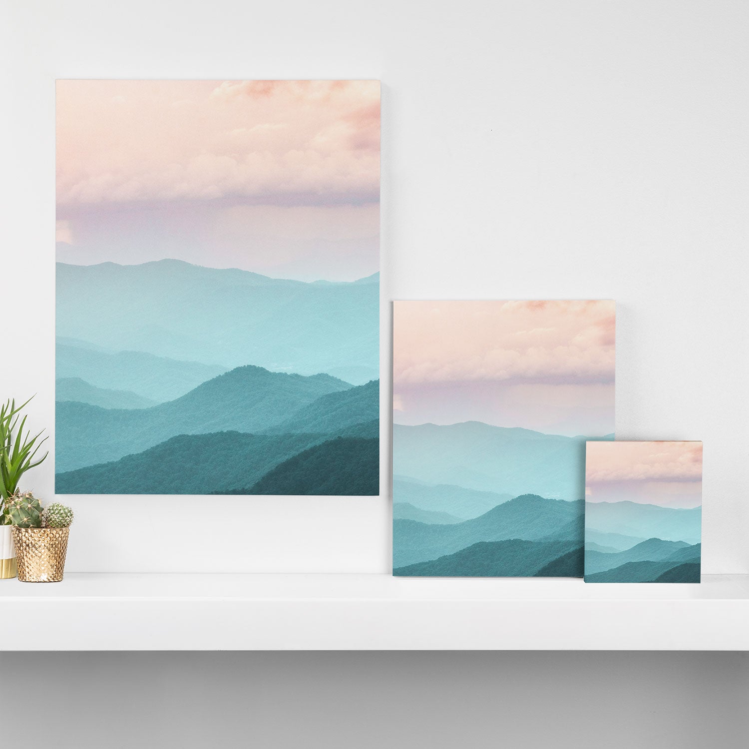 Smoky Mountain National Park Sunset Layers II - Nature Photography Canvas Print Gallery Image 3