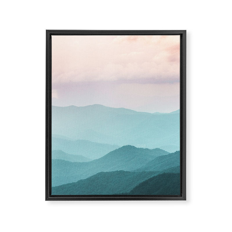 Smoky Mountain National Park Sunset Layers II - Nature Photography Framed Canvas Print Gallery Image 3