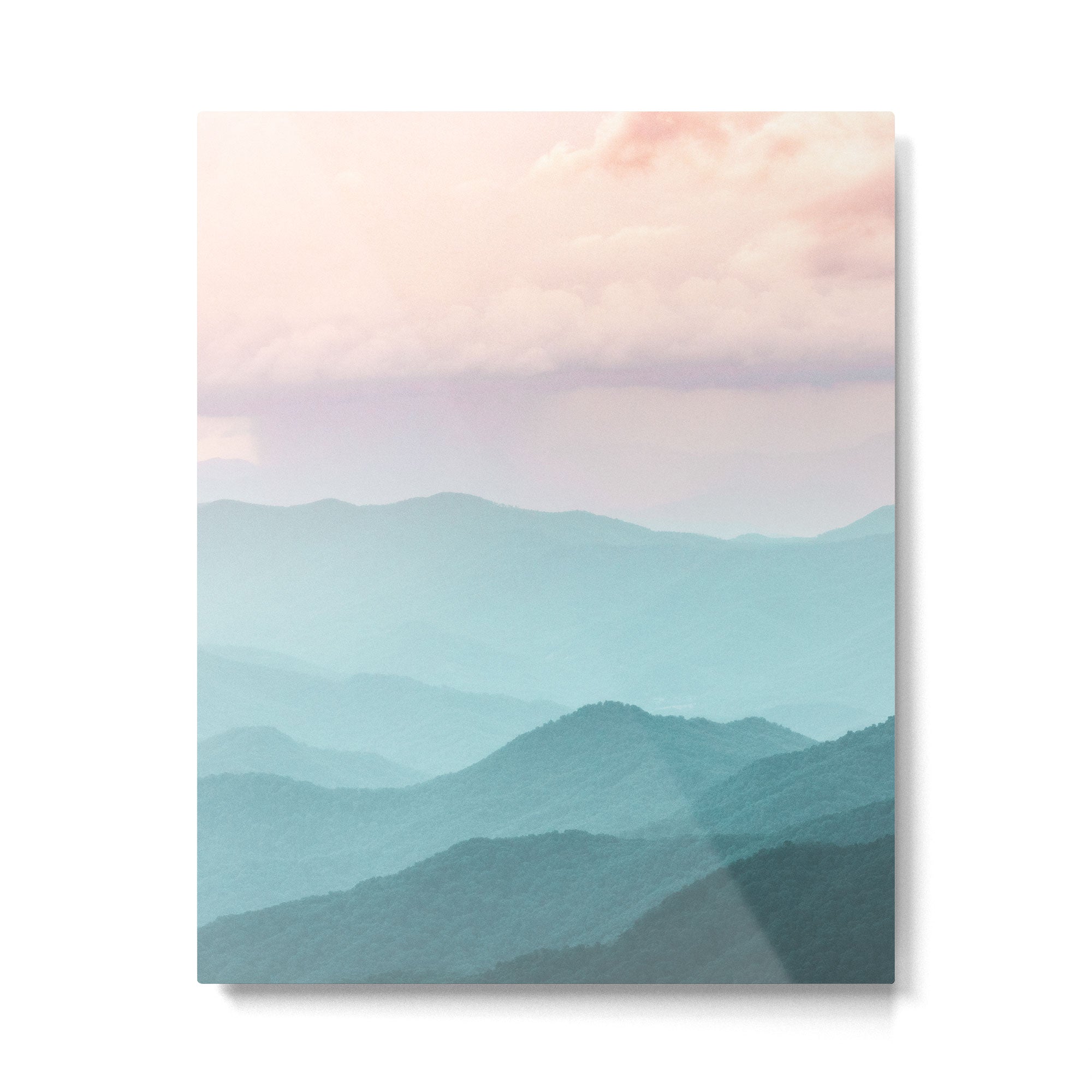 Smoky Mountain National Park Sunset Layers II - Nature Photography Metal Print Gallery Image 4