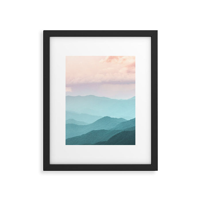 Smoky Mountain National Park Sunset Layers II - Nature Photography Framed Art Print Gallery Image 1