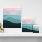 Smoky Mountain National Park Sunset Layers III - Nature Photography Canvas Print Gallery Image 3
