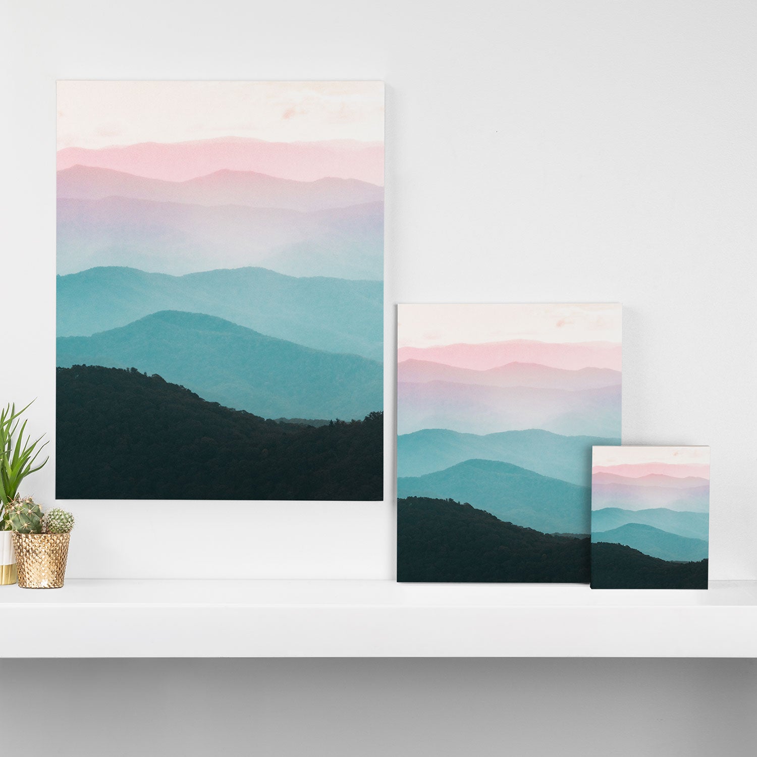 Smoky Mountain National Park Sunset Layers III - Nature Photography Canvas Print Gallery Image 3