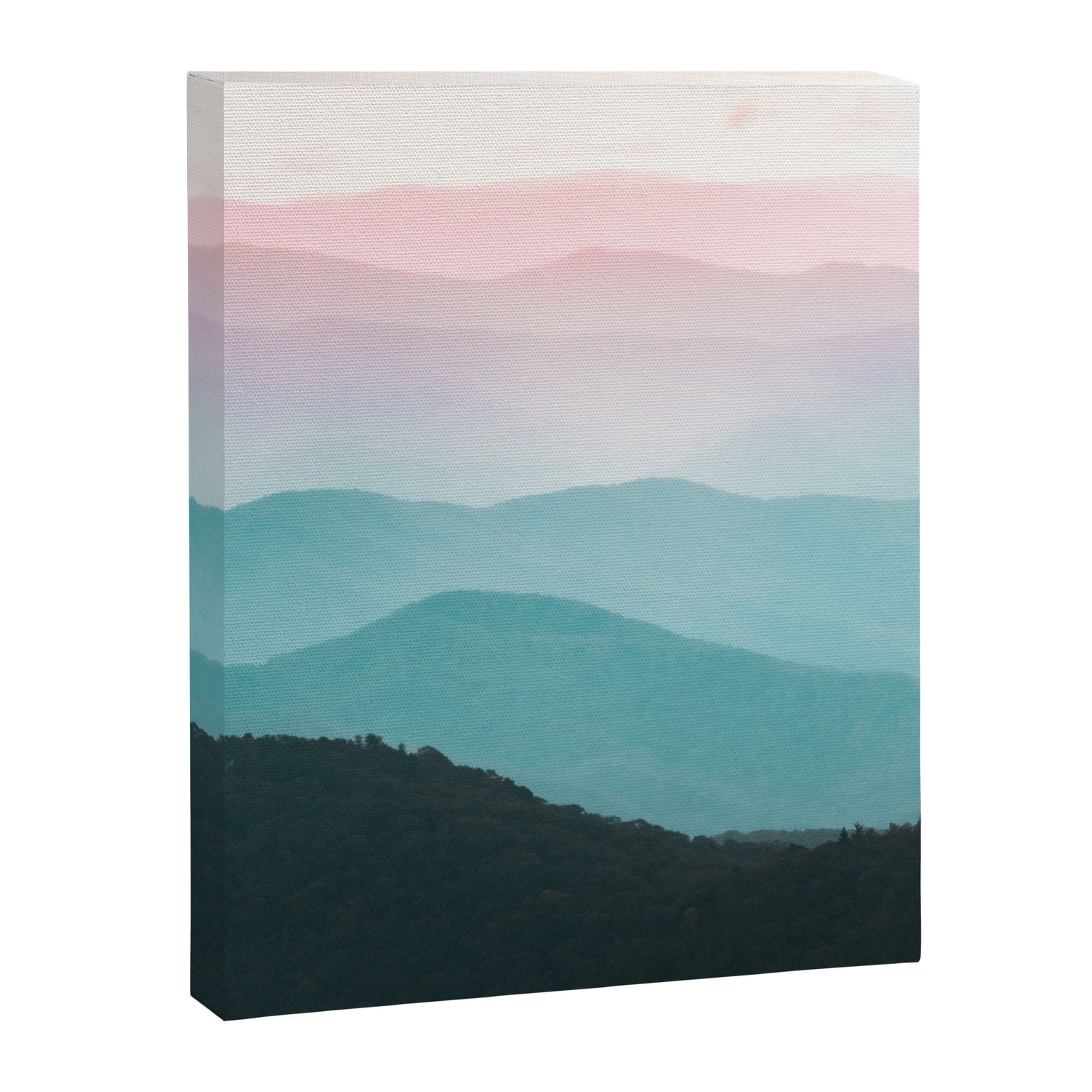Smoky Mountain National Park Sunset Layers III - Nature Photography Canvas Print Gallery Image 3