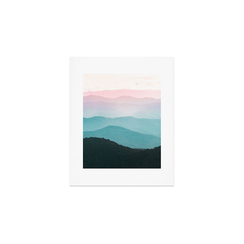 Smoky Mountain National Park Sunset Layers III - Nature Photography Art Print Gallery Image 1