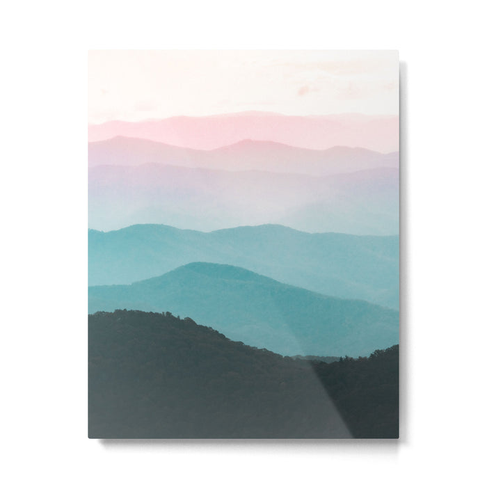 Smoky Mountain National Park Sunset Layers III - Nature Photography Metal Print Gallery Image 1