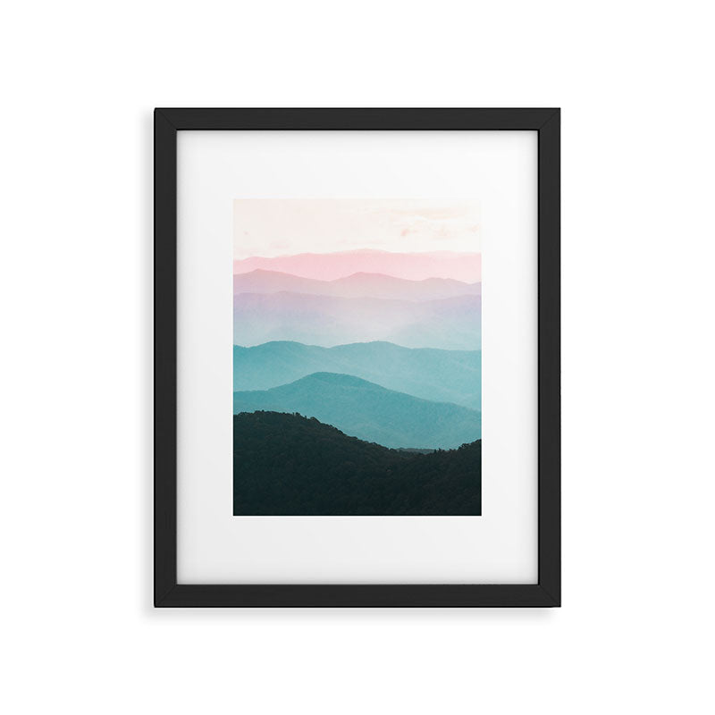 Smoky Mountain National Park Sunset Layers III - Nature Photography Framed Art Print Gallery Image 4