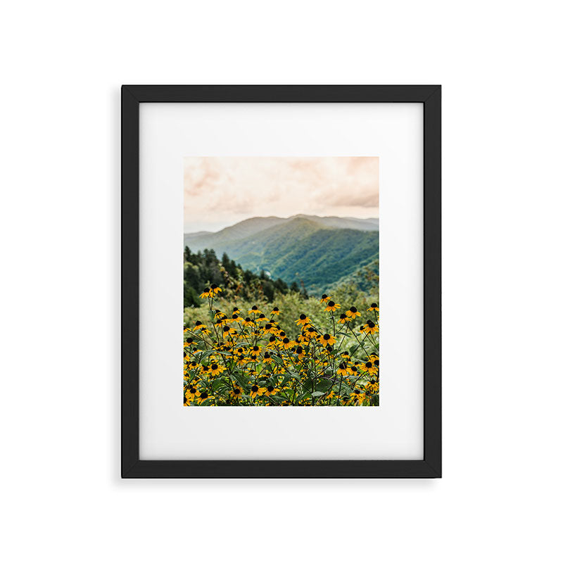 Smoky Mountains Wildflower Nature Photography Framed Art Print Gallery Image 5