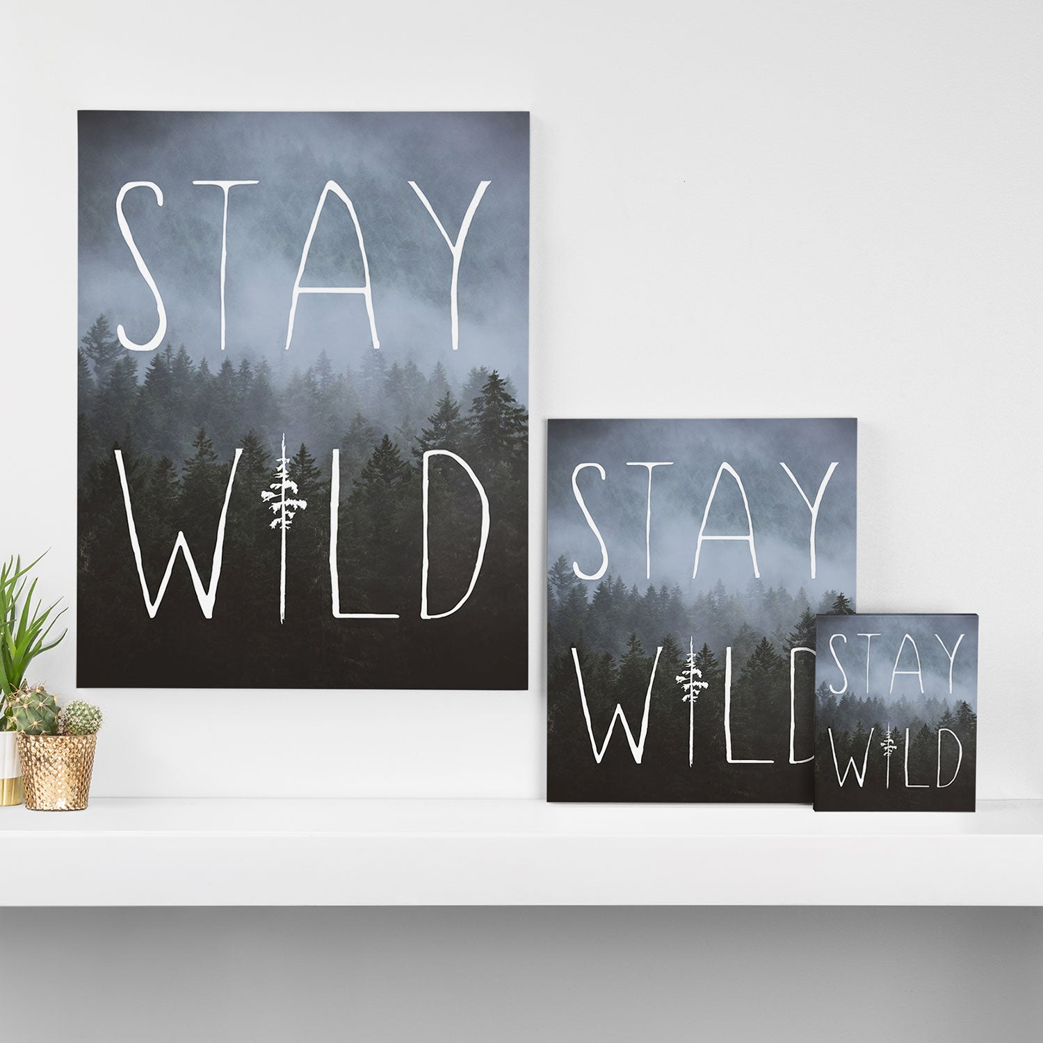 Stay Wild - Forest Adventure Canvas Print Gallery Image 3