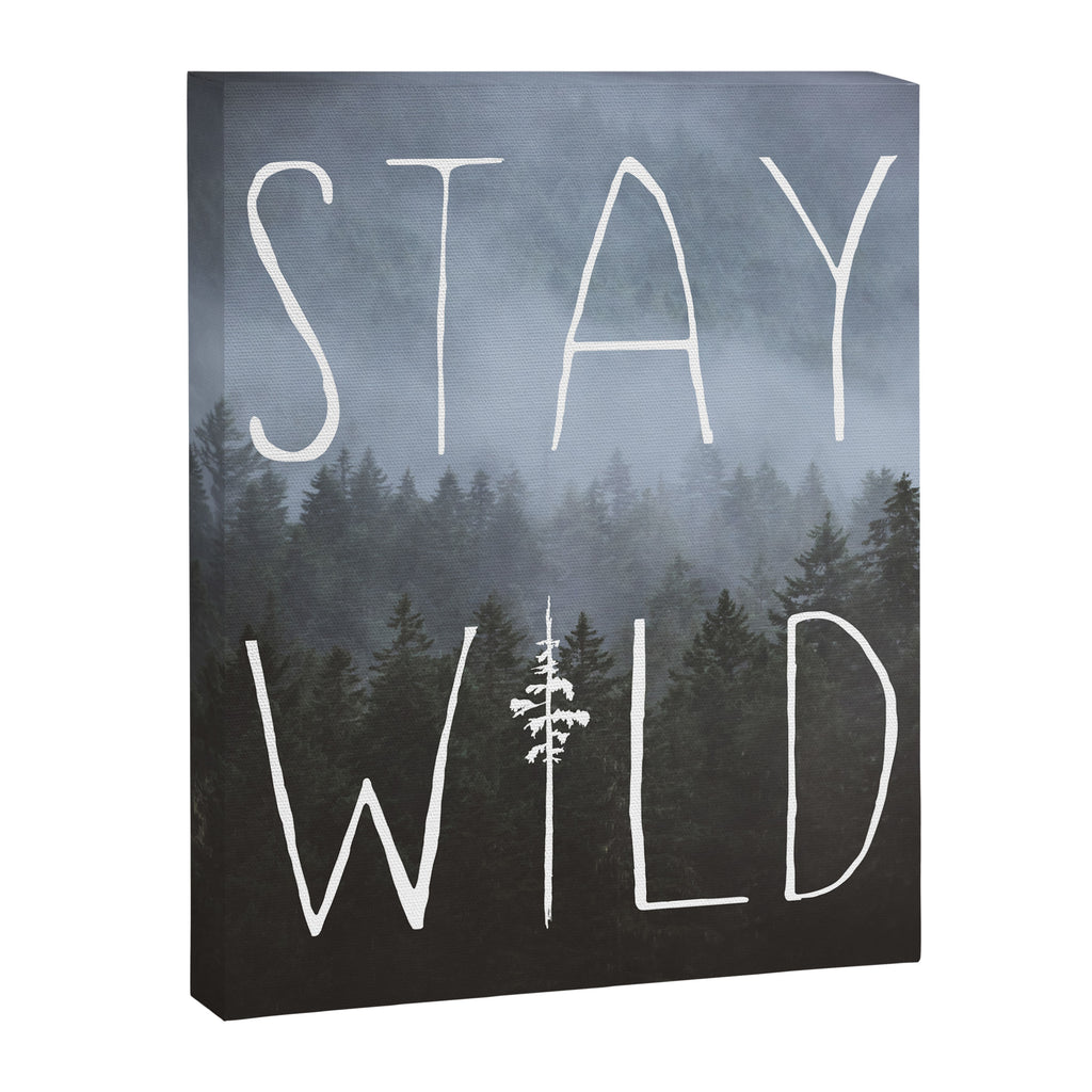 Stay Wild - Forest Adventure Canvas Print Gallery Image 3