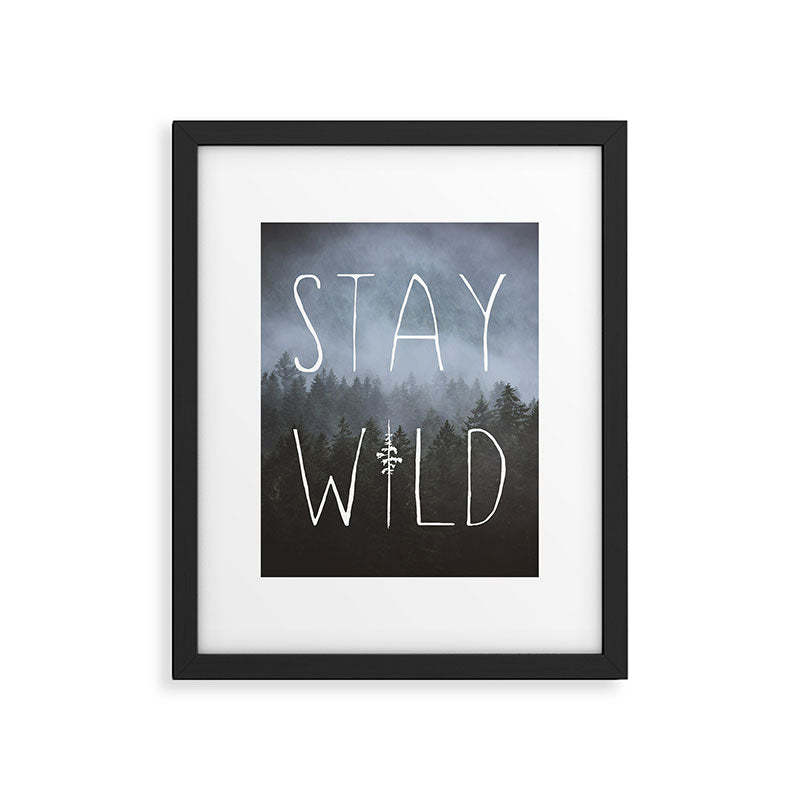 Stay Wild - Forest Adventure Framed Art Print Gallery Image 6