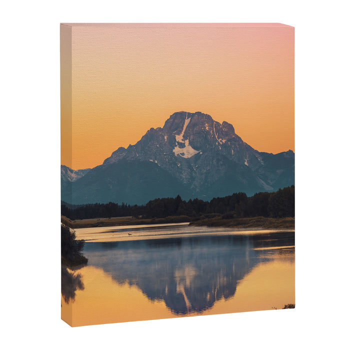 Sunrise In The Rockies - Grand Teton National Park Canvas Print Gallery Image 1
