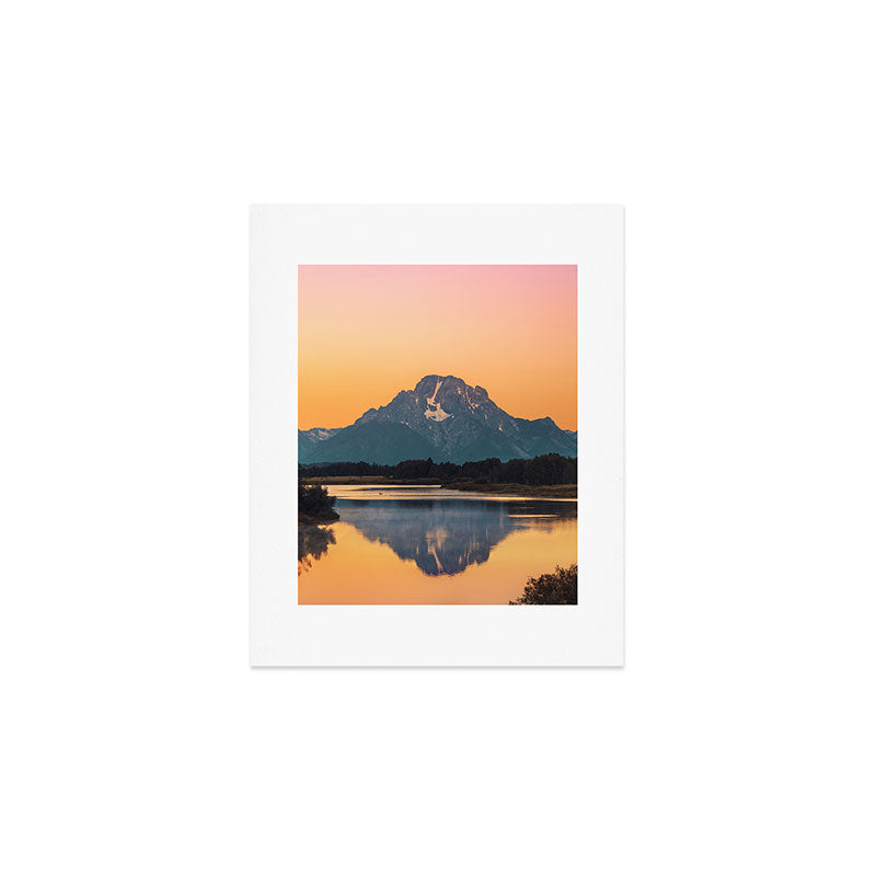 Sunrise In The Rockies - Grand Teton National Park Art Print Gallery Image 1