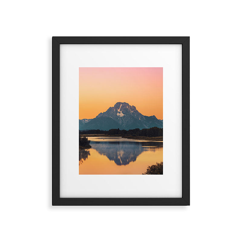 Sunrise In The Rockies - Grand Teton National Park Framed Art Print Gallery Image 4