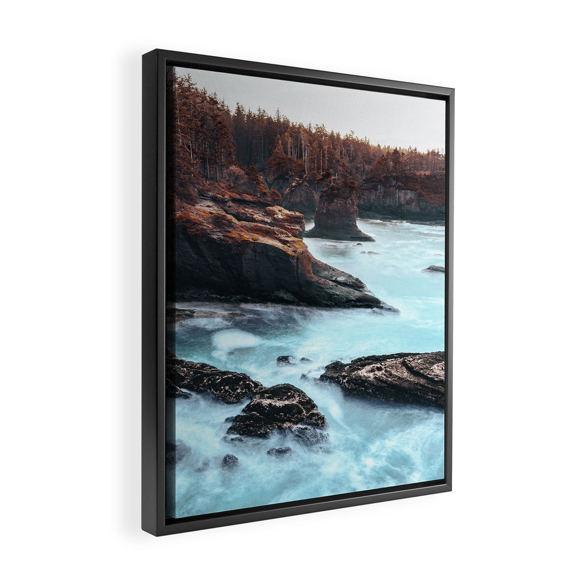 Washington West Coast - Ocean Forest Adventure Framed Canvas Print Gallery Image 2