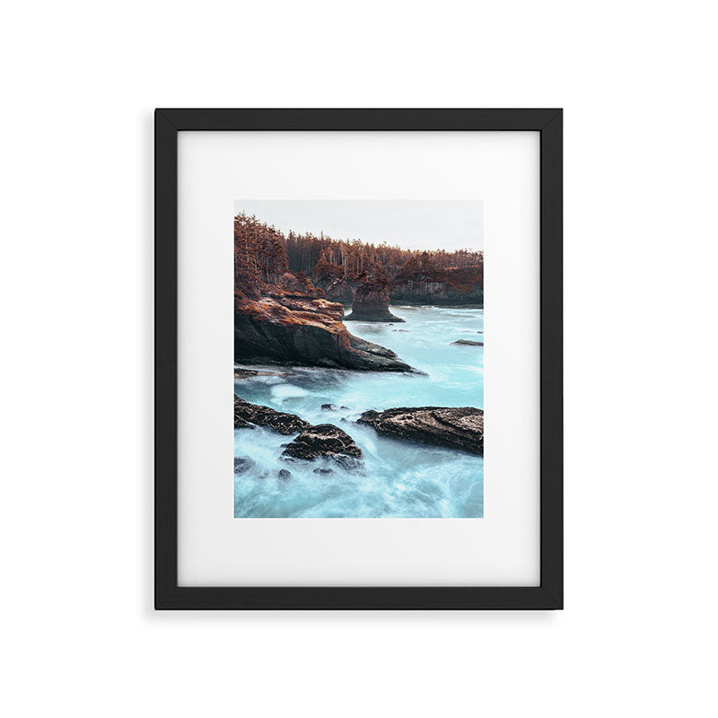 Washington West Coast - Ocean Forest Adventure Framed Art Print Gallery Image 4