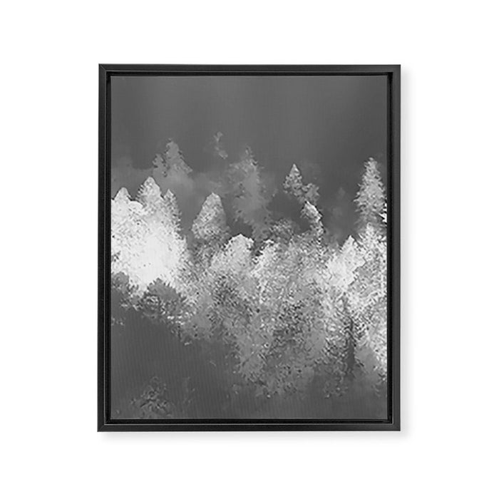 Chromatic Forest Nature Photography Framed Canvas Print Gallery Image 1