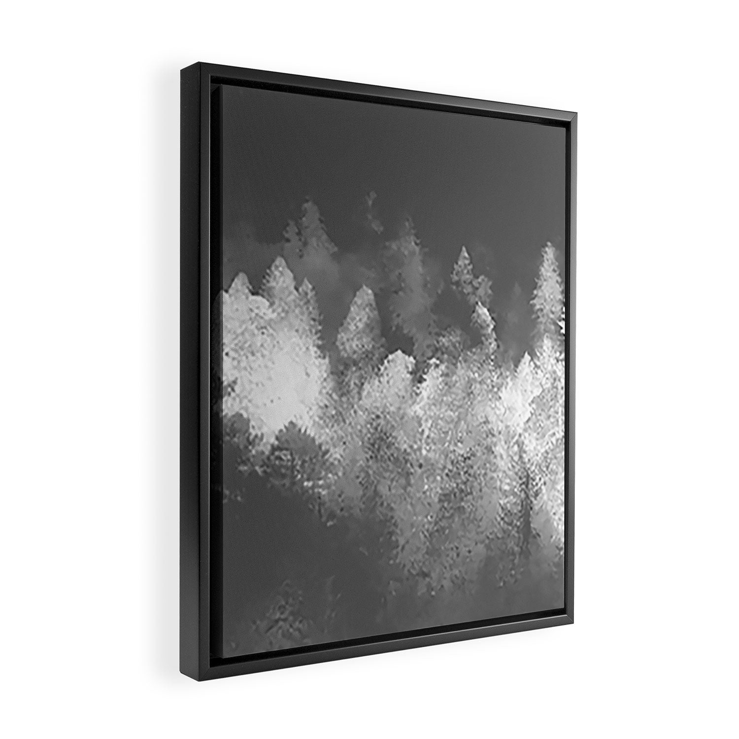 Chromatic Forest Nature Photography Framed Canvas Print Gallery Image 2
