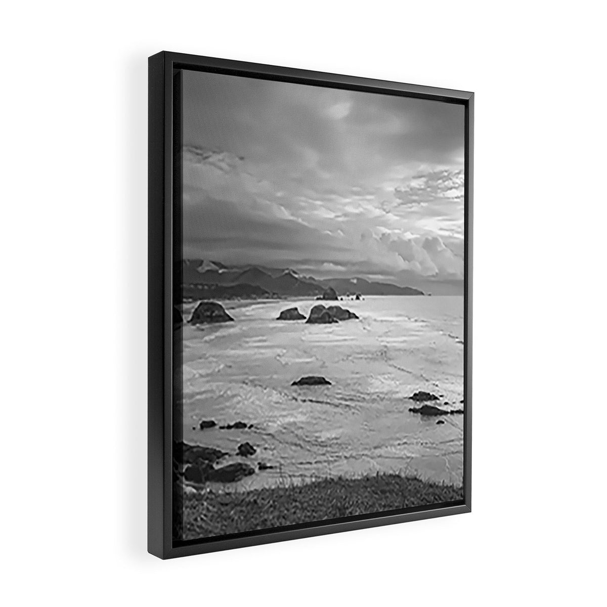 Clatsop - Oregon Coast Framed Canvas Print Gallery Image 2