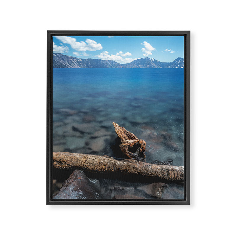 Crater Lake Love Framed Canvas Print Gallery Image 6