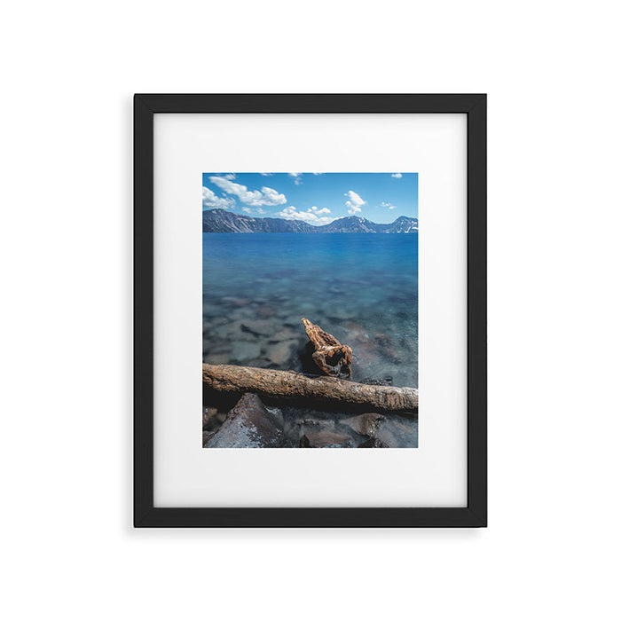 Crater Lake Love Framed Art Print Gallery Image 1