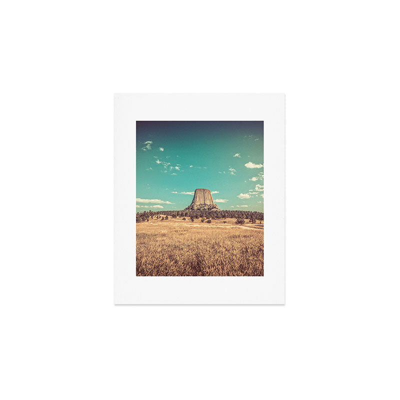 Devil's Tower National Monument Wyoming Art Print Gallery Image 1