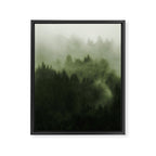 Drift - Green Mountain Forest Framed Canvas Print Gallery Image 6