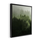 Drift - Green Mountain Forest Framed Canvas Print Gallery Image 2