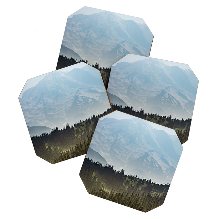 Epic Forest Mountain Adventure - Mount Rainier National Park Coaster Gallery Image 1