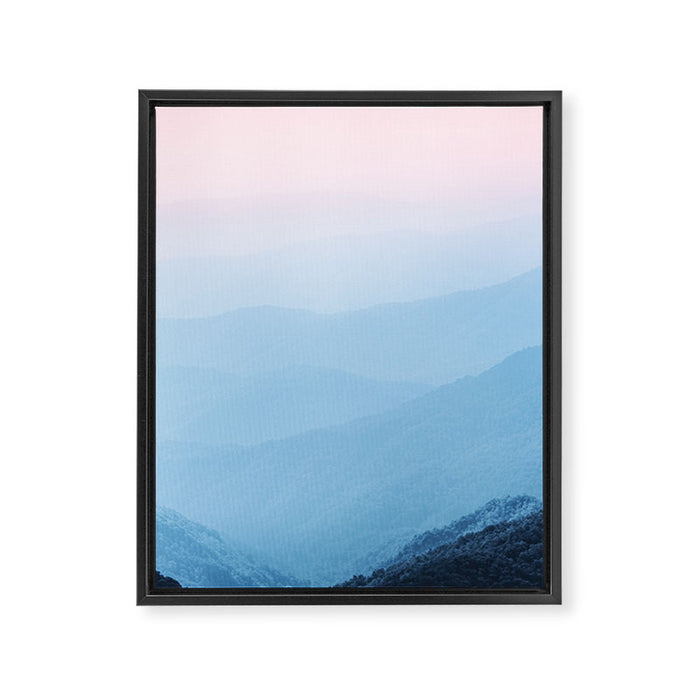 Epic Smoky Mountain Sunset - National Park Framed Canvas Print Gallery Image 1