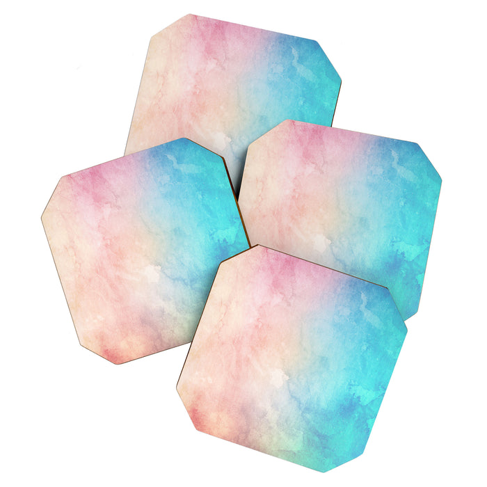 Fire and Ice - Watercolor Painting Coaster Gallery Image 1