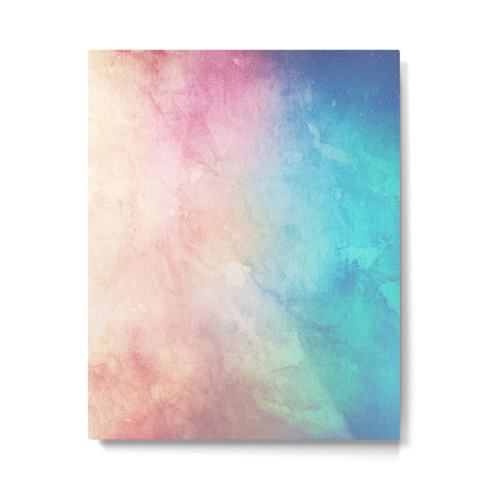 Fire and Ice - Watercolor Painting Metal Print Gallery Image 1