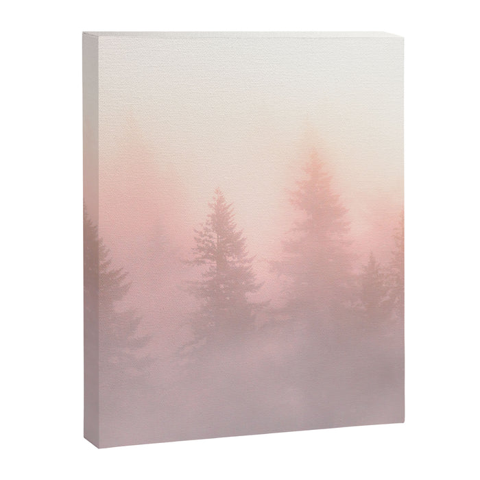 Foggy Forest Adventure - Mountain Woods Wanderlust Canvas Print Gallery Image 1