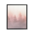 Foggy Forest Adventure - Mountain Woods Wanderlust Framed Canvas Print Gallery Image 6