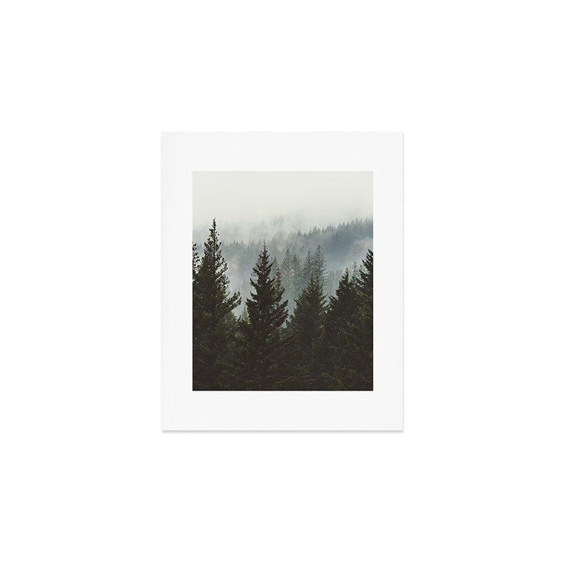 Forest Fog Mountain IV - Wanderlust Nature Photography Art Print Gallery Image 1