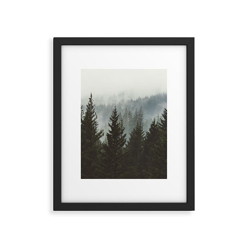 Forest Fog Mountain IV - Wanderlust Nature Photography Framed Art Print Gallery Image 4