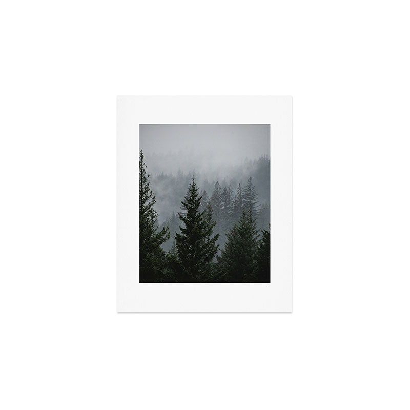 Forest Fog Mountain V - Wanderlust Nature Photography Art Print Gallery Image 1