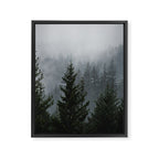 Forest Fog Mountain V - Wanderlust Nature Photography Framed Canvas Print Gallery Image 6