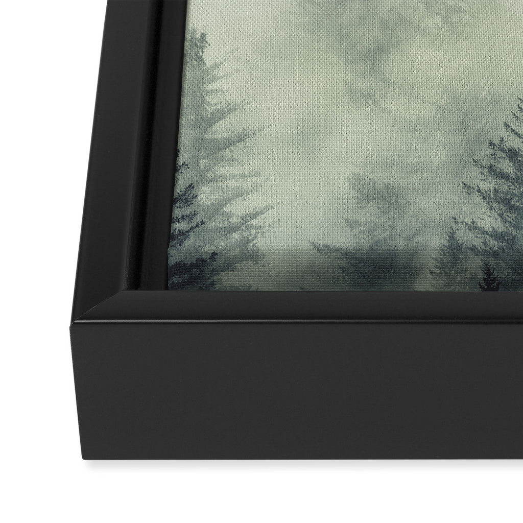 Forest Green - Pacific Northwest Forest Framed Canvas Print Gallery Image 3