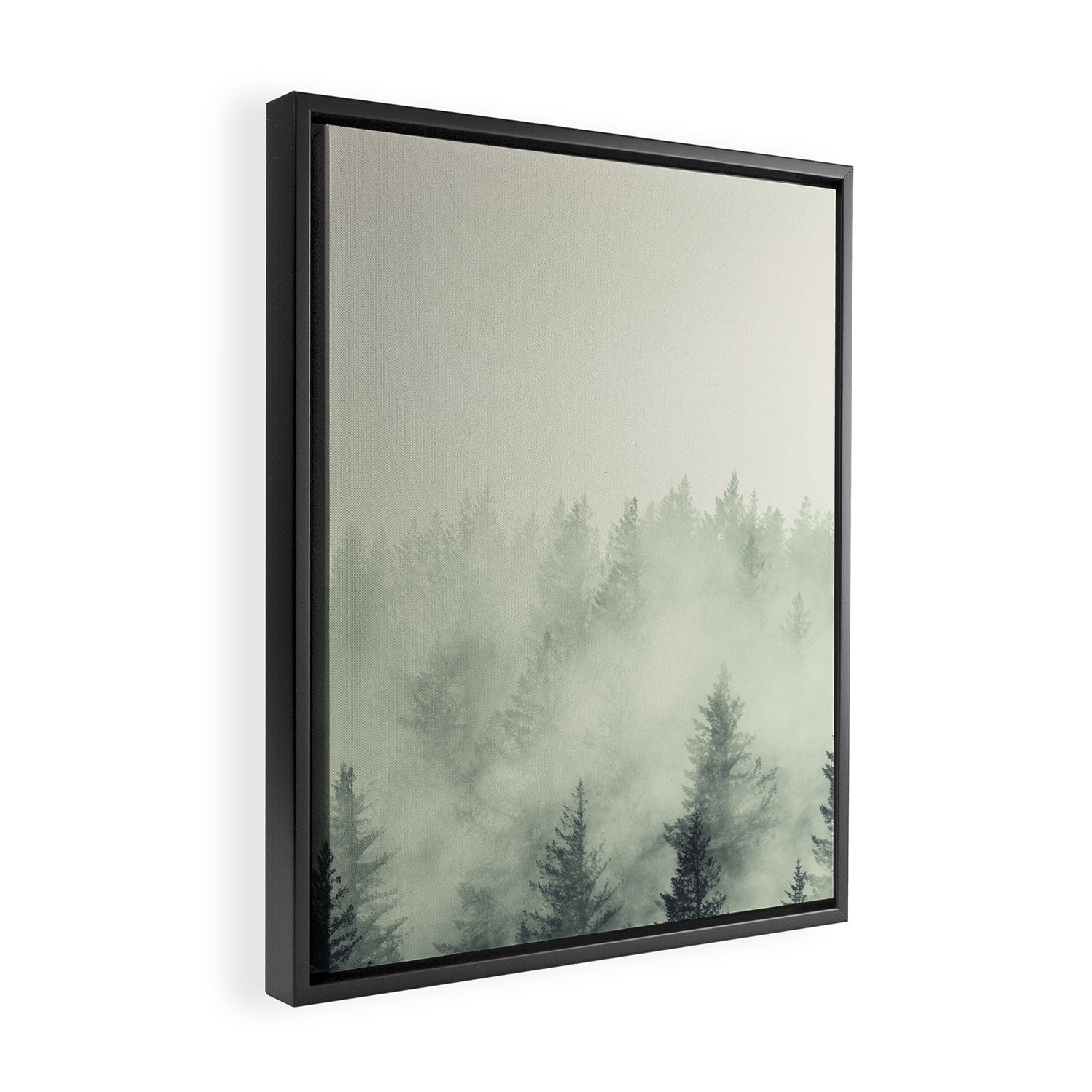 Forest Green - Pacific Northwest Forest Framed Canvas Print Gallery Image 2